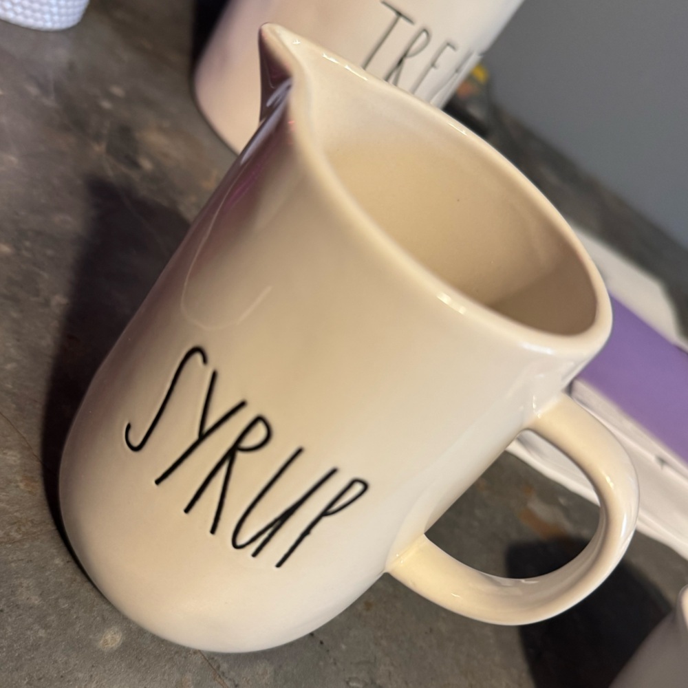 Rae Dunn Syrup Pitcher